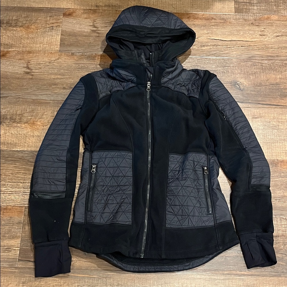 Lululemon Black Zip Jacket Fleece 10